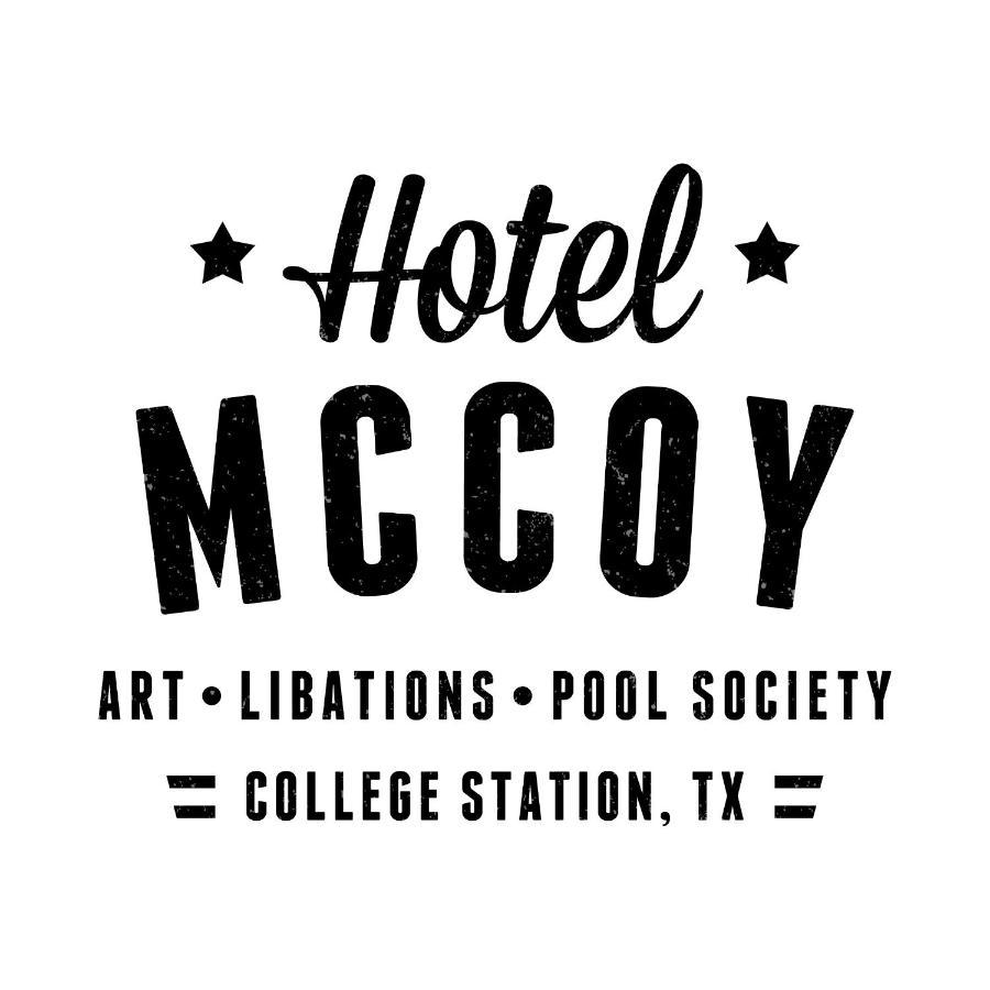 Hotel Mccoy - Art, Libations, Pool Society College Station Bagian luar foto